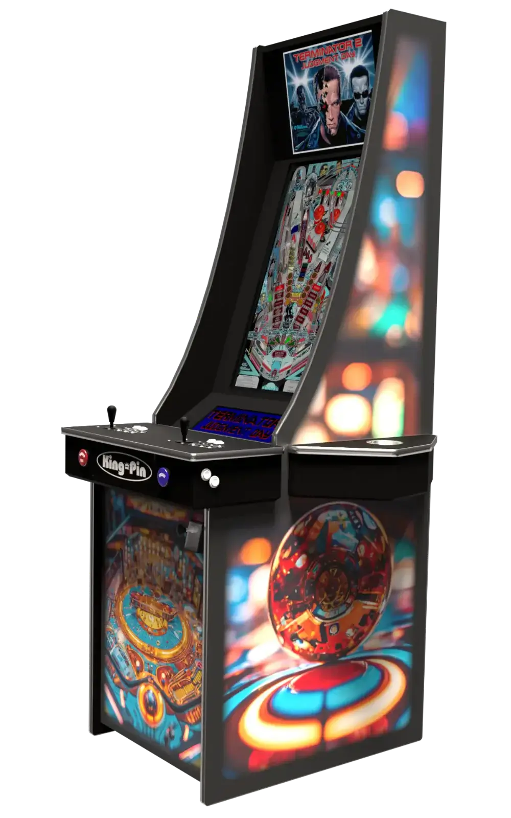 King-Pin EX Stand Up Virtual Pinball Machine