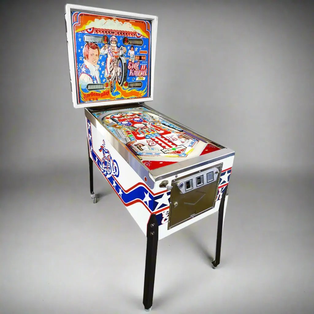 1977 Evel Knievel Pinball Machine by Bally