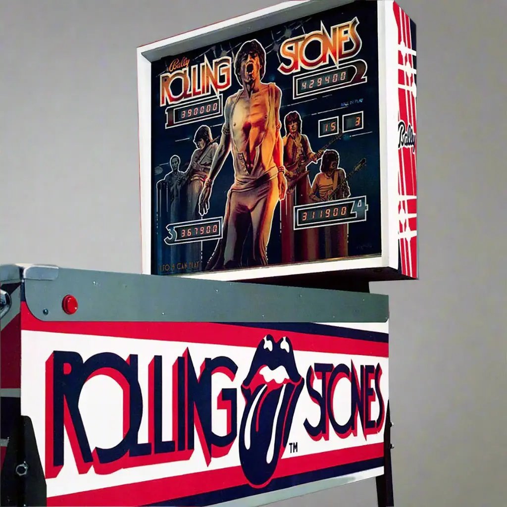 1980 Rolling Stones Pinball Machine by Bally