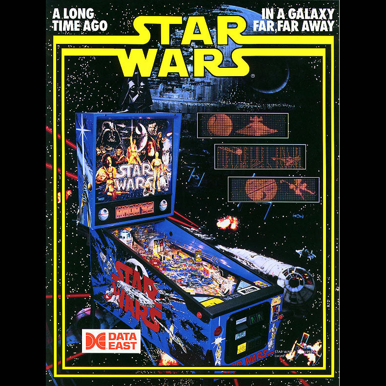 1992 Star Wars Pinball Machine by Data East