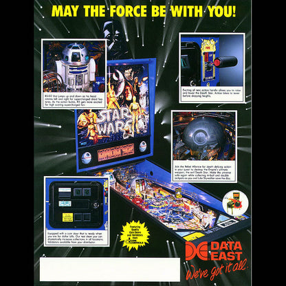 1992 Star Wars Pinball Machine by Data East