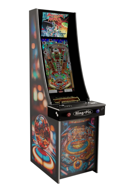 King-Pin Stand Up Virtual Pinball Machine
