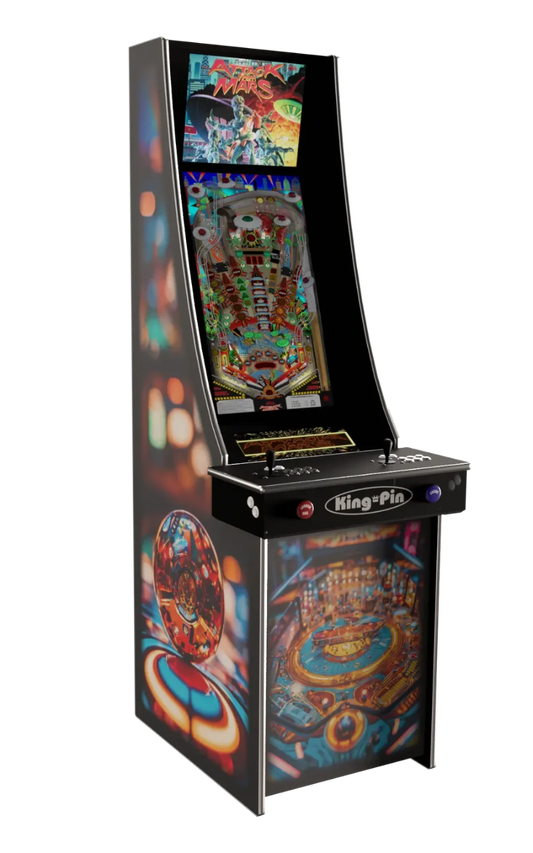 King-Pin Stand Up Virtual Pinball Machine