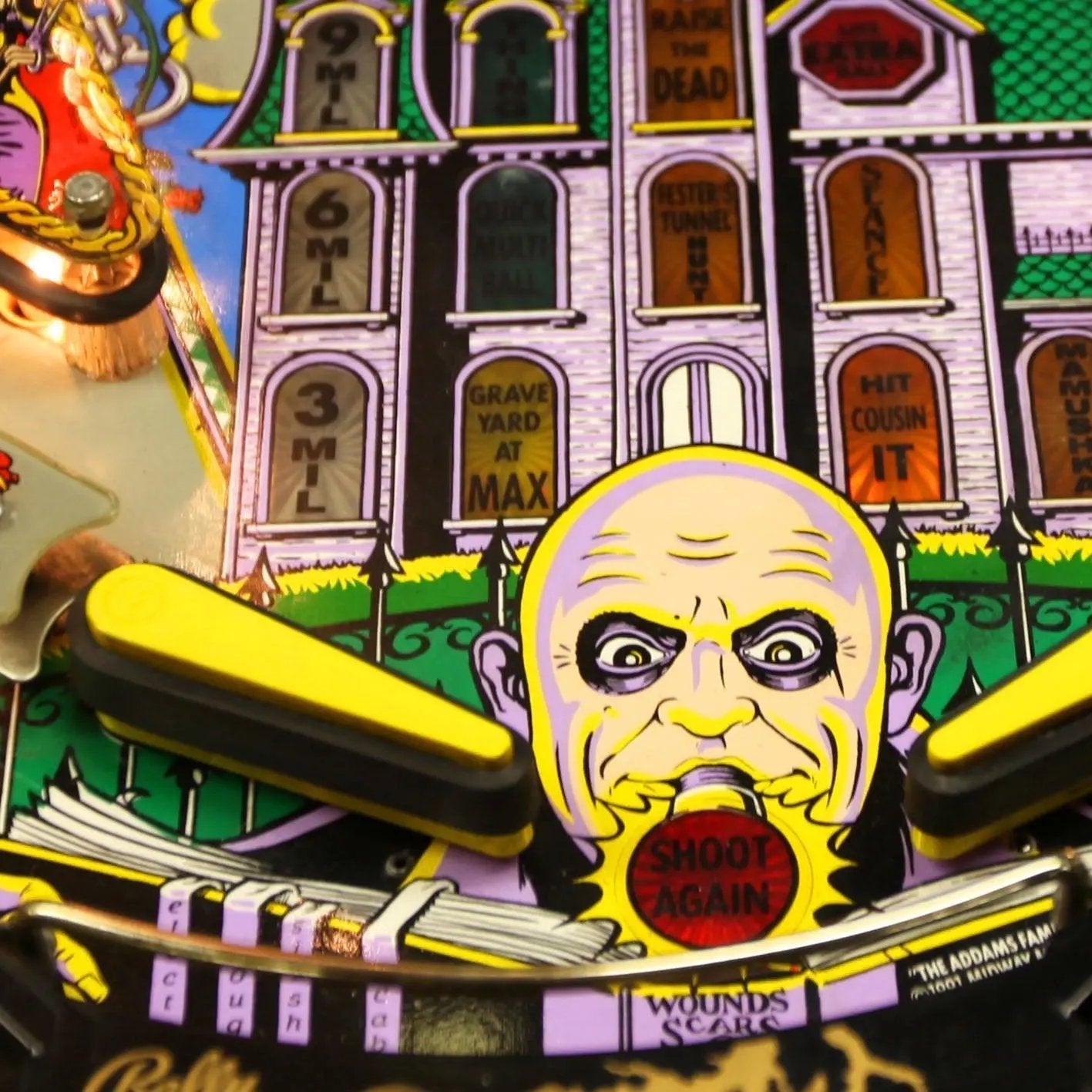 1994 The Addams Family Gold Pinball Machine by Bally