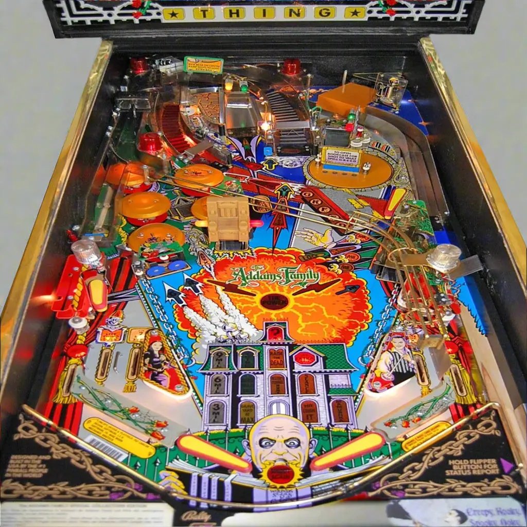 1994 The Addams Family Gold Pinball Machine by Bally