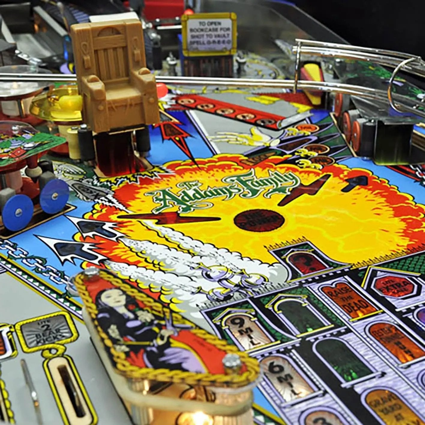 1994 The Addams Family Gold Pinball Machine by Bally