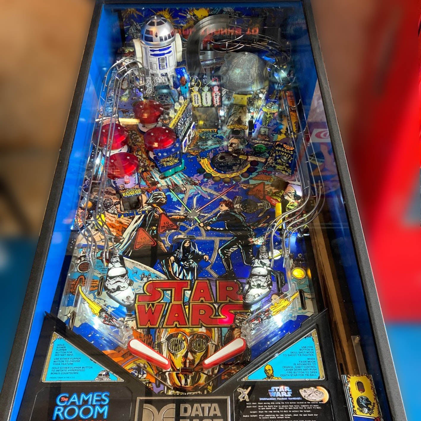 1992 Star Wars Pinball Machine by Data East